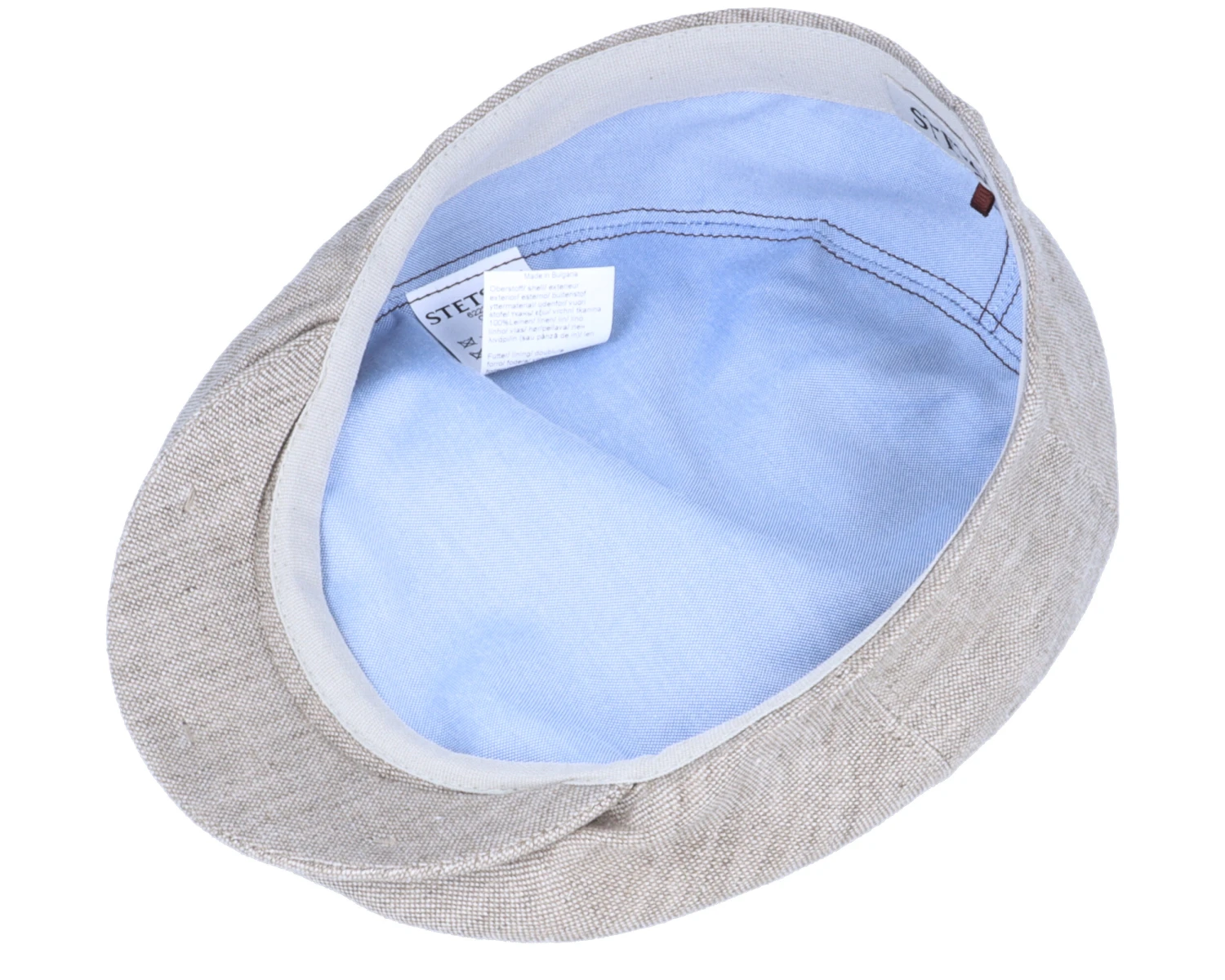 Driver Cap Linen Flat Cap - Stetson 6 Driver Cap Linen Flat Cap - Stetson - Image 4