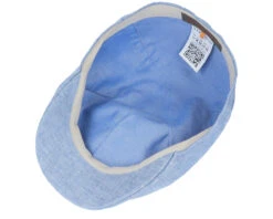 Texas Linen Blue Flat Cap - Stetson -Stetson 4063633038693 4