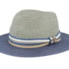 Tiller Toyo Green/Blue Straw Hat - Stetson 1 Tiller Toyo Green/Blue Straw Hat - Stetson -Stetson 4063633042492 1