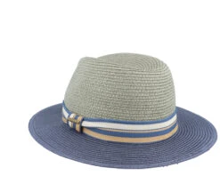 Tiller Toyo Green/Blue Straw Hat - Stetson 7 Tiller Toyo Green/Blue Straw Hat - Stetson -Stetson 4063633042492 2