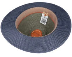 Tiller Toyo Green/Blue Straw Hat - Stetson 9 Tiller Toyo Green/Blue Straw Hat - Stetson -Stetson 4063633042492 4