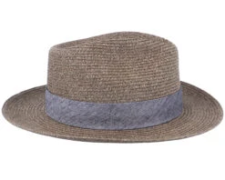 Fedora Toyo Brown Straw Hat - Stetson -Stetson 4063633042690 3