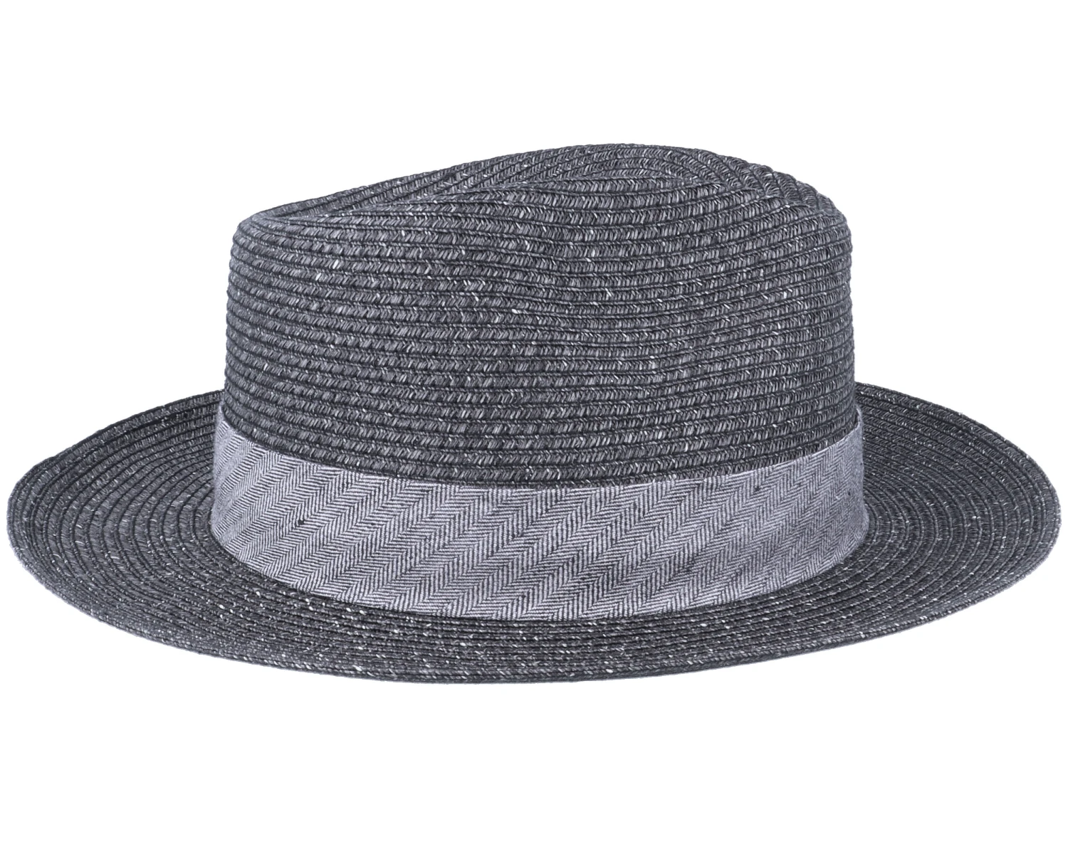Fedora Toyo Black Straw Hat - Stetson 5 Fedora Toyo Black Straw Hat - Stetson - Image 3