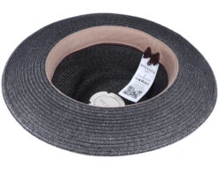 Fedora Toyo Black Straw Hat - Stetson 9 Fedora Toyo Black Straw Hat - Stetson -Stetson 4063633042737 4