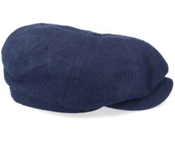 Hatteras Linen/Silk Navy Flat Cap - Stetson 9 Hatteras Linen/Silk Navy Flat Cap - Stetson -Stetson 4063633043673 3