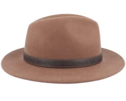 Traveller Woolfelt Brown Fedora - Stetson -Stetson 4063633058240 3