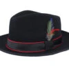 Woolfelt/Cashmere Black Fedora - Stetson -Stetson 4063633059070 1
