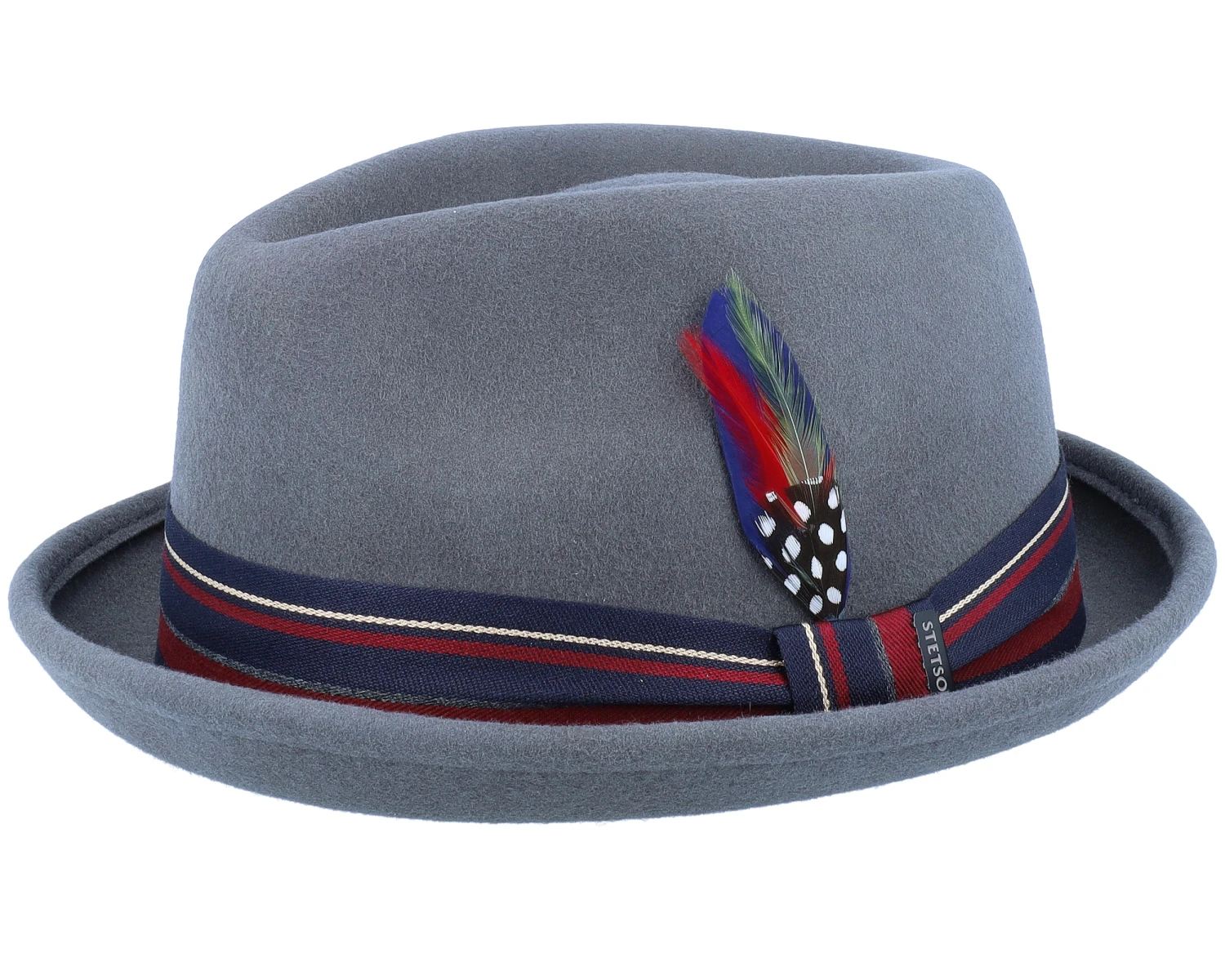 Player Woolfelt Grey Fedora - Stetson 3 Player Woolfelt Grey Fedora - Stetson