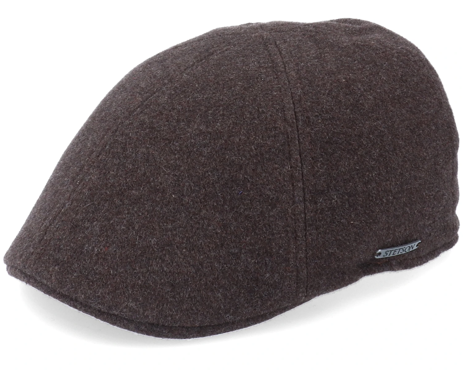 Texas Wool/Cashmere Brown Flat Cap - Stetson 3 Texas Wool/Cashmere Brown Flat Cap - Stetson