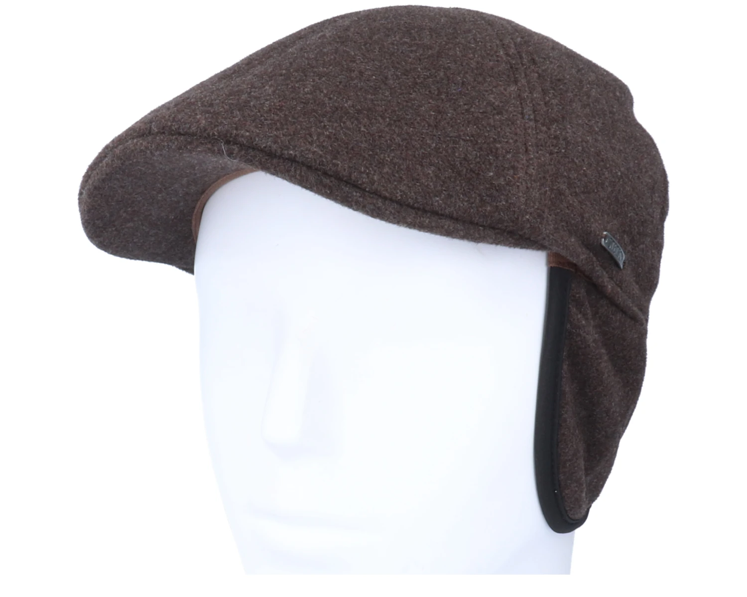 Texas Wool/Cashmere Brown Flat Cap - Stetson 7 Texas Wool/Cashmere Brown Flat Cap - Stetson - Image 5