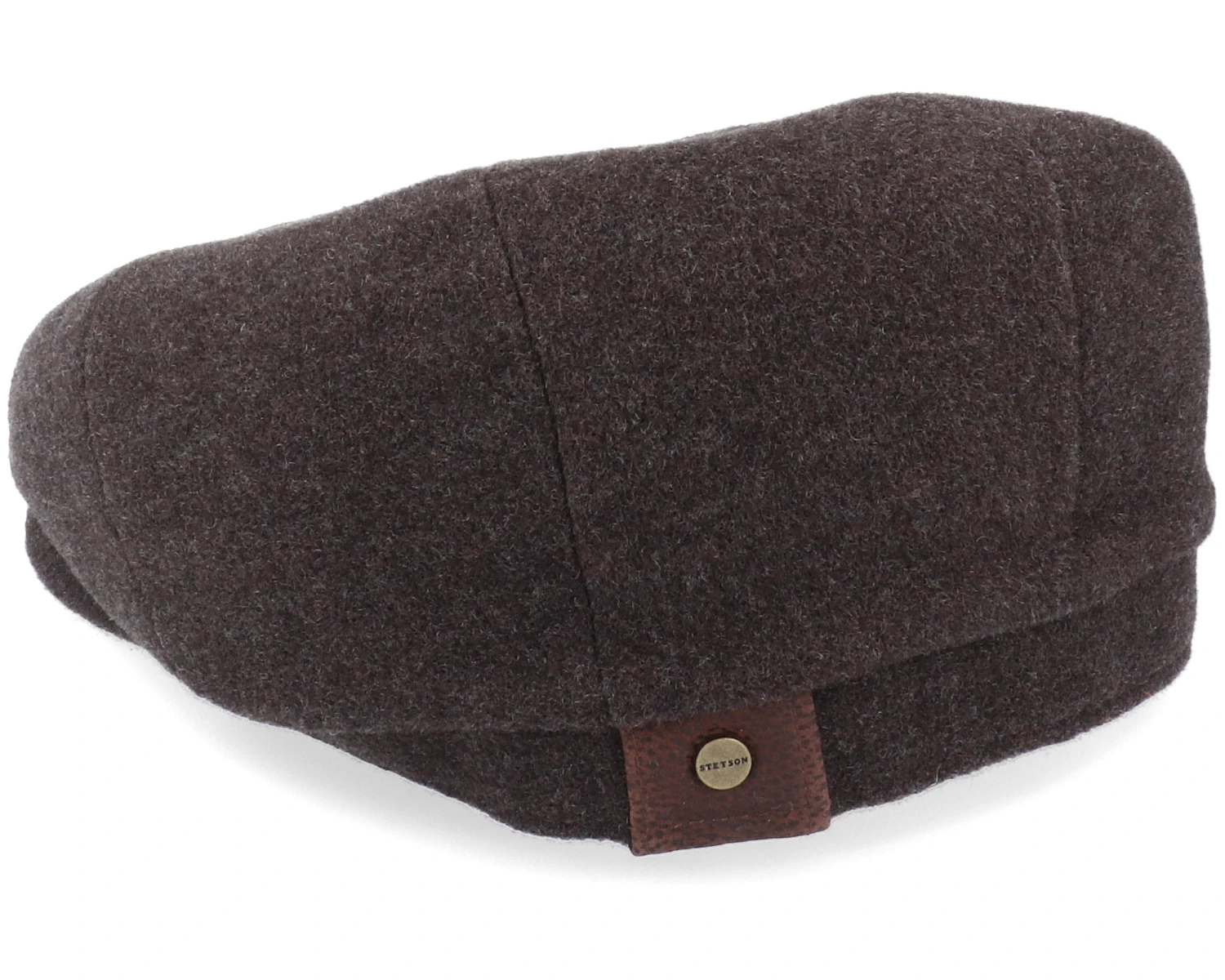 Hatteras Wool/Cashmere Brown Flat Cap - Stetson 4 Hatteras Wool/Cashmere Brown Flat Cap - Stetson - Image 2