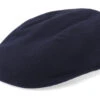 Ivy Cap Wool/Cashmere Navy Flat Cap - Stetson -Stetson 4063633062827 1