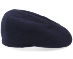 Ivy Cap Wool/Cashmere Navy Flat Cap - Stetson -Stetson 4063633062827 3