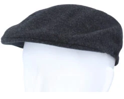 Ivy Cap Wool/Cashmere Black Flat Cap - Stetson -Stetson 4063633062872 5