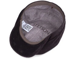 Hatteras Corduroy Manchester Brown Flat Cap - Stetson 10 Hatteras Corduroy Manchester Brown Flat Cap - Stetson -Stetson 4063633063992 4