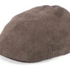 Texas Calf Split Dark Brown Flat Cap - Stetson -Stetson 4063633068119 1