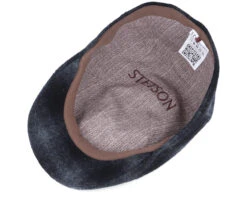 Texas Wool Check Navy Flat Cap - Stetson 10 Texas Wool Check Navy Flat Cap - Stetson -Stetson 4063633068836 4