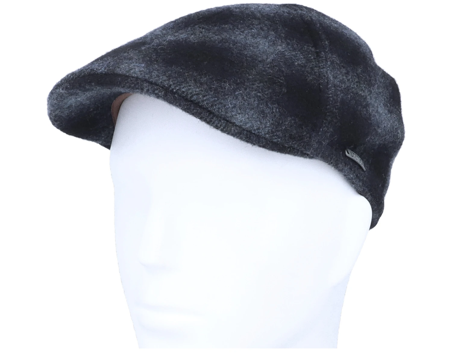 Texas Wool Check Navy Flat Cap - Stetson 7 Texas Wool Check Navy Flat Cap - Stetson - Image 5