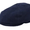 6-Panel Cap Soft Cotton/Cord Navy Flat Cap - Stetson -Stetson 4063633071386 1