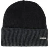 Beanie Merino Wool-13 Black Cuff - Stetson -Stetson 4063633073625 1