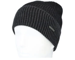 Beanie Merino Wool-13 Black Cuff - Stetson -Stetson 4063633073625 3