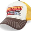 Hard Work White/Yellow/Brown Trucker - Stetson -Stetson 4063633076442 1