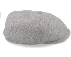 Hatteras Virgin Wool/Linen Light Grey Flat Cap - Stetson 9 Hatteras Virgin Wool/Linen Light Grey Flat Cap - Stetson -Stetson 4063633079429 3