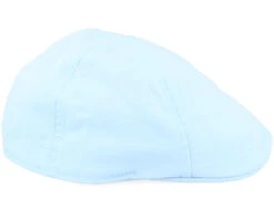 Texas Cotton Light Blue Flat Cap - Stetson -Stetson 4063633079580 3