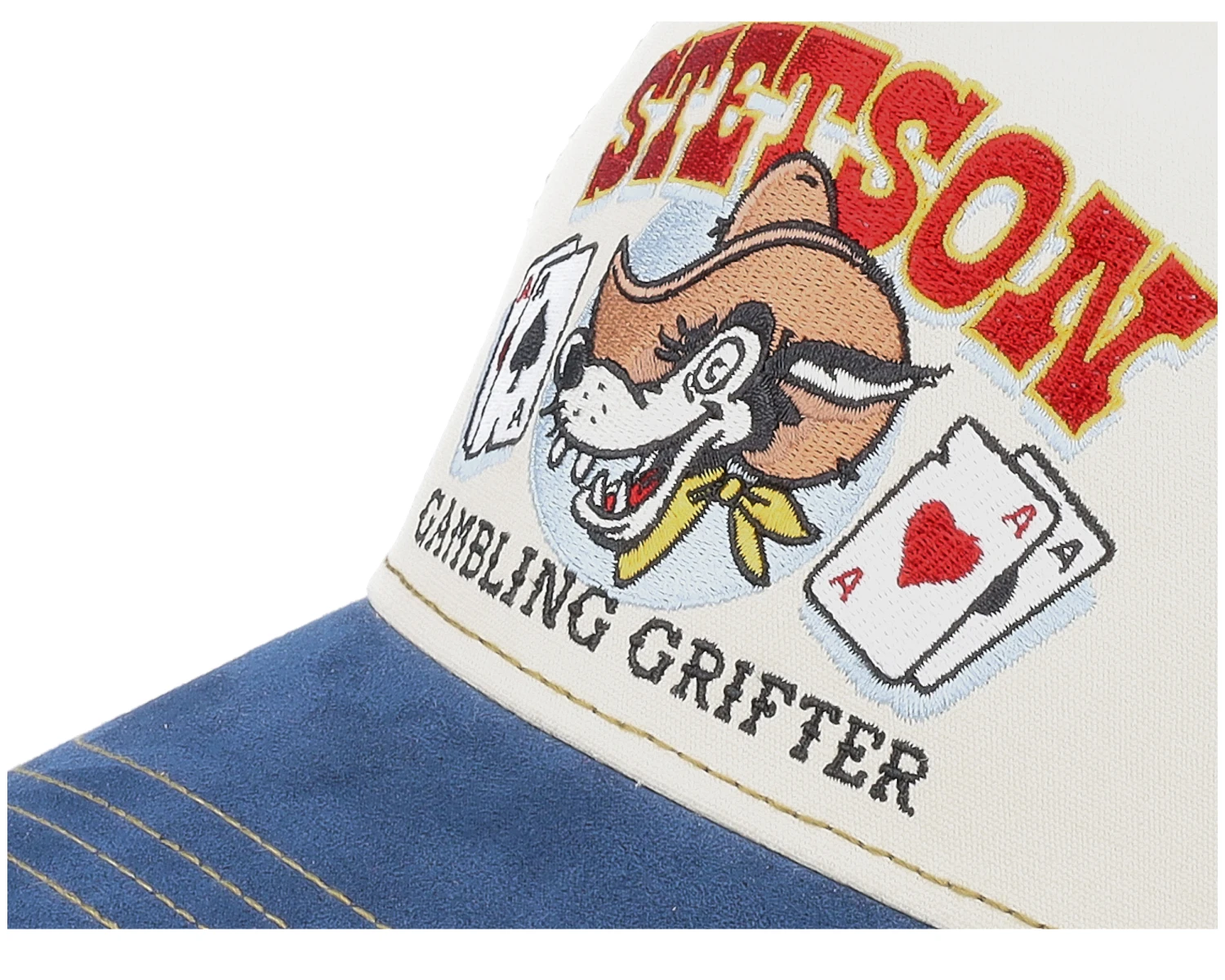 Gambling Grifter Beige Trucker - Stetson 8 Gambling Grifter Beige Trucker - Stetson - Image 6