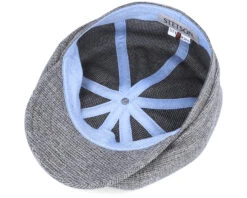 Hatteras Jersey Grey Flat Cap - Stetson -Stetson 4063633081644 4