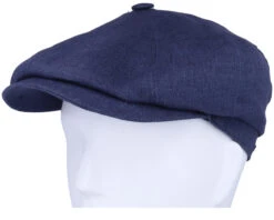 Hatteras Linen Blue Flat Cap - Stetson -Stetson 4063633083419 5
