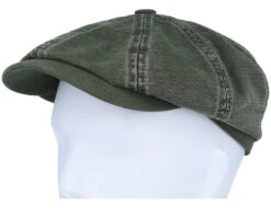 Hatteras Cotton/Linen Olive Flat Cap - Stetson 11 Hatteras Cotton/Linen Olive Flat Cap - Stetson -Stetson 4063633084003 5