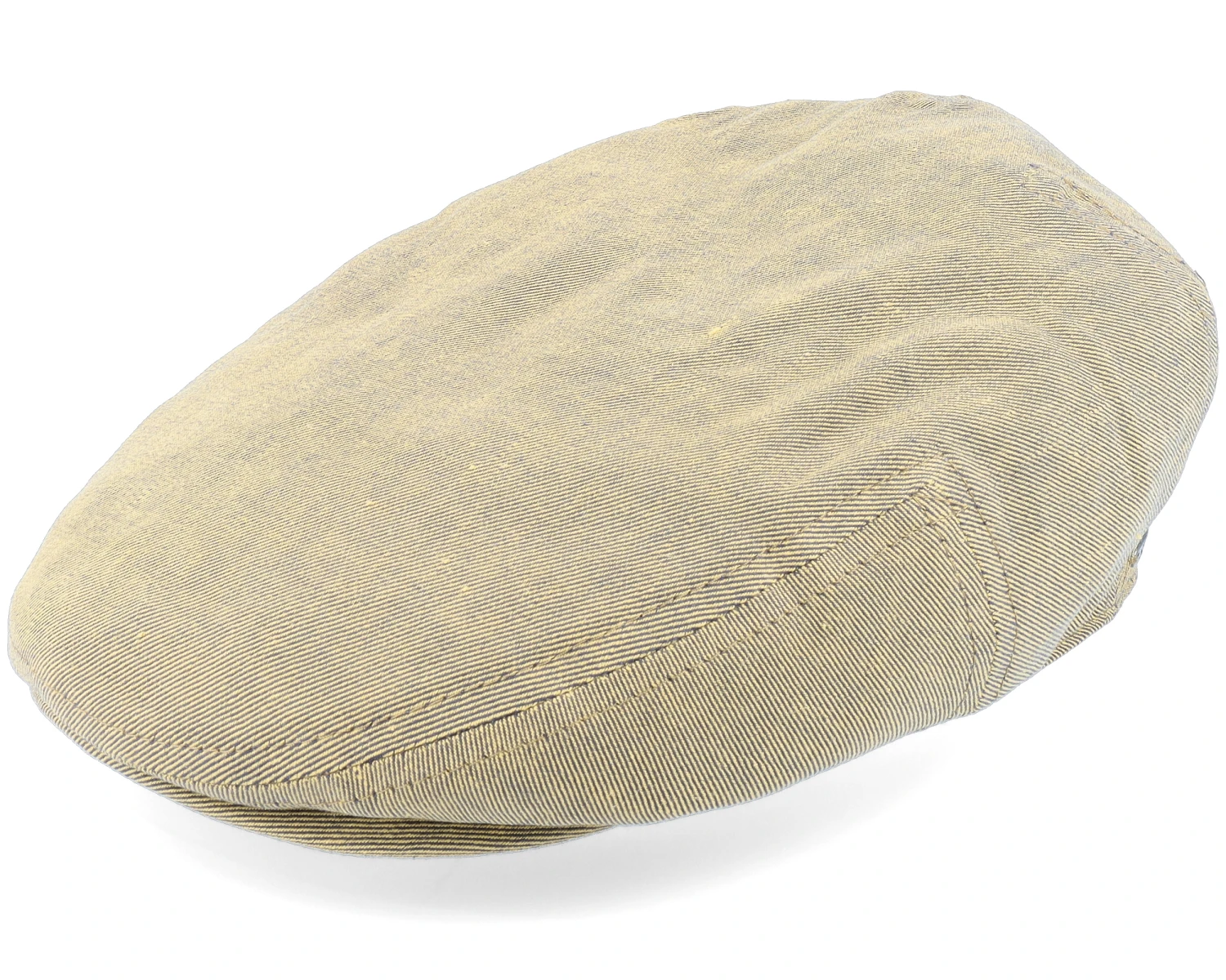 Kent Cotton/Linen Tan Flat Cap - Stetson 3 Kent Cotton/Linen Tan Flat Cap - Stetson
