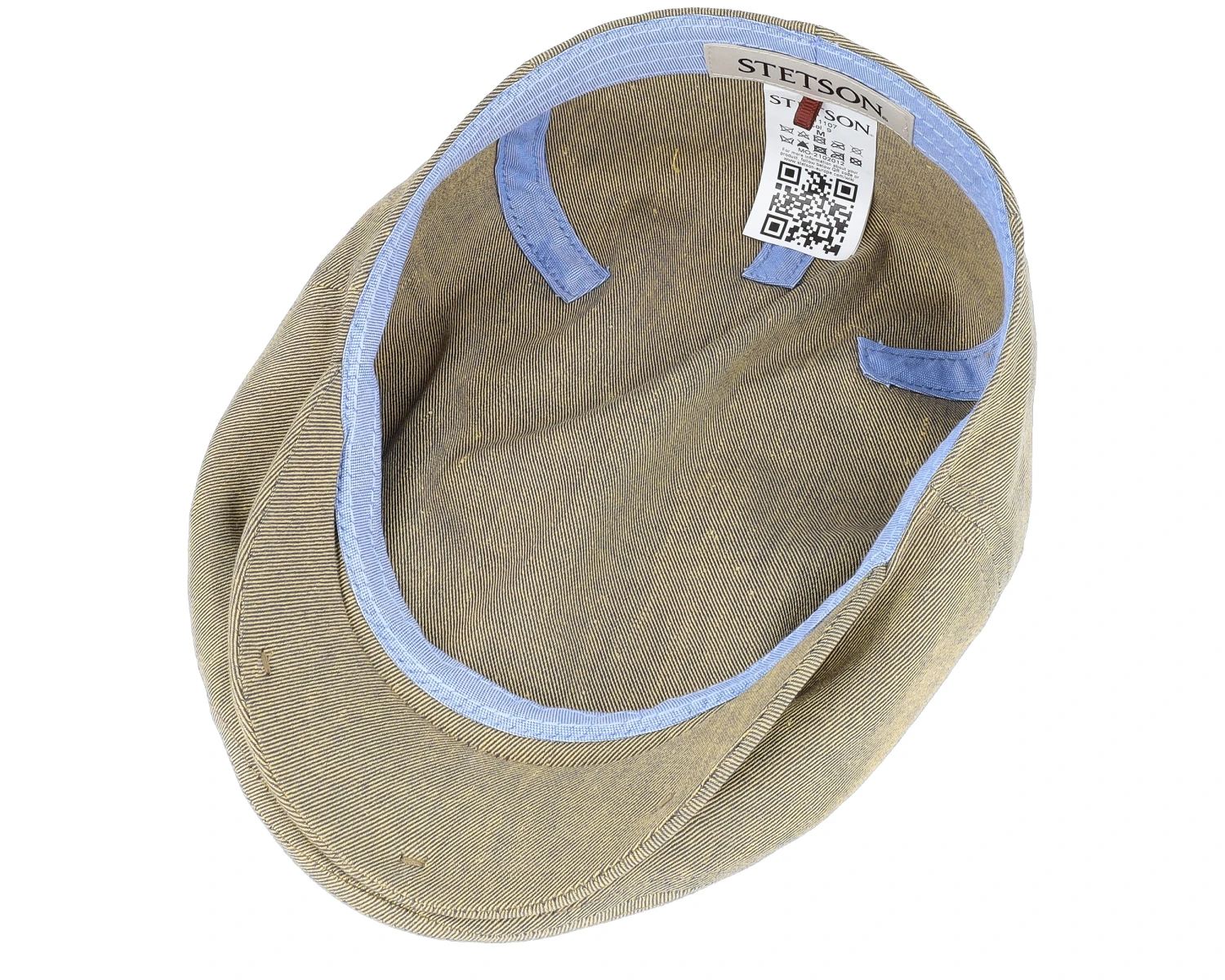 Kent Cotton/Linen Tan Flat Cap - Stetson 6 Kent Cotton/Linen Tan Flat Cap - Stetson - Image 4