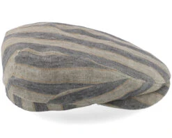 Driver Cap Linen Striped Flat Cap - Stetson 9 Driver Cap Linen Striped Flat Cap - Stetson -Stetson 4063633085116 3