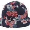 Linen Flowers Navy Bucket - Stetson -Stetson 4063633085345 1