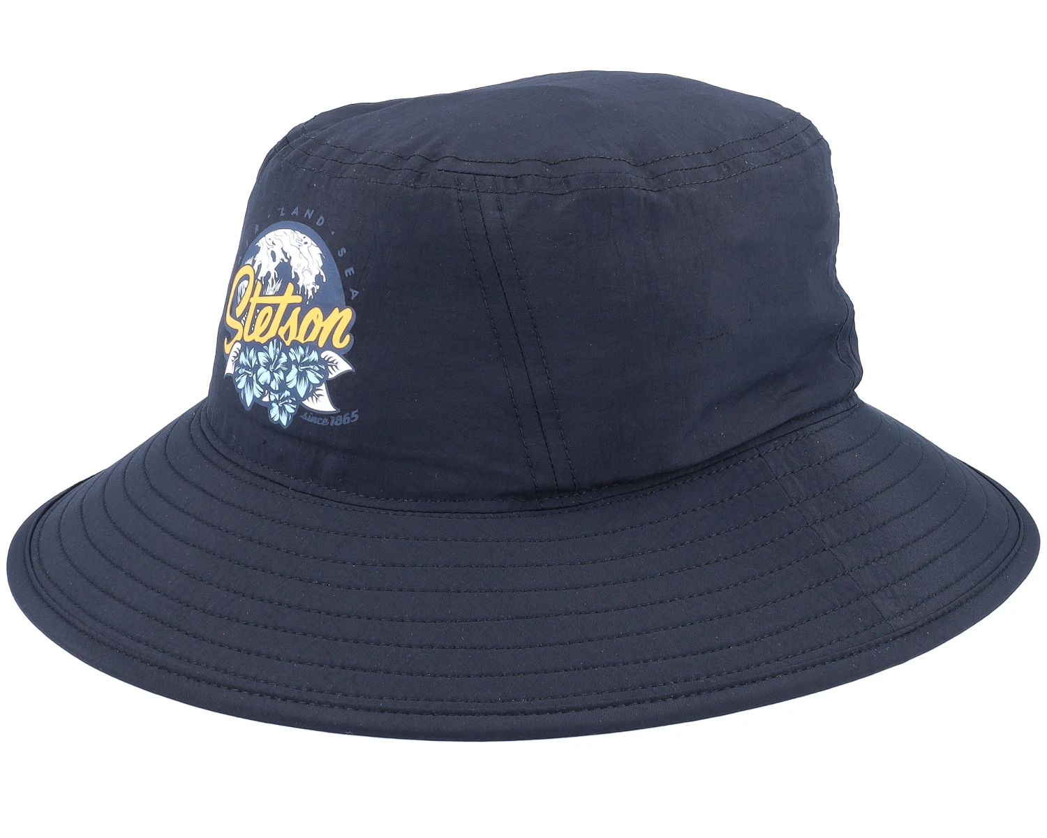 Fast Dry Black Bucket - Stetson 3 Fast Dry Black Bucket - Stetson