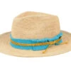 Crochet Light Straw/Teal Traveller - Stetson -Stetson 4063633088315 1