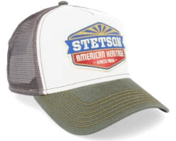 Sun White/Olive Trucker - Stetson 9 Sun White/Olive Trucker - Stetson -Stetson 4063633089152 2