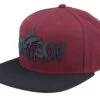 Baseball Cap Toothpick Rebel Maroon/Black Snapback - Stetson -Stetson 4063633089169 1