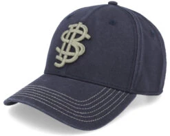 Baseball Cap Cotton Navy Adjustable - Stetson