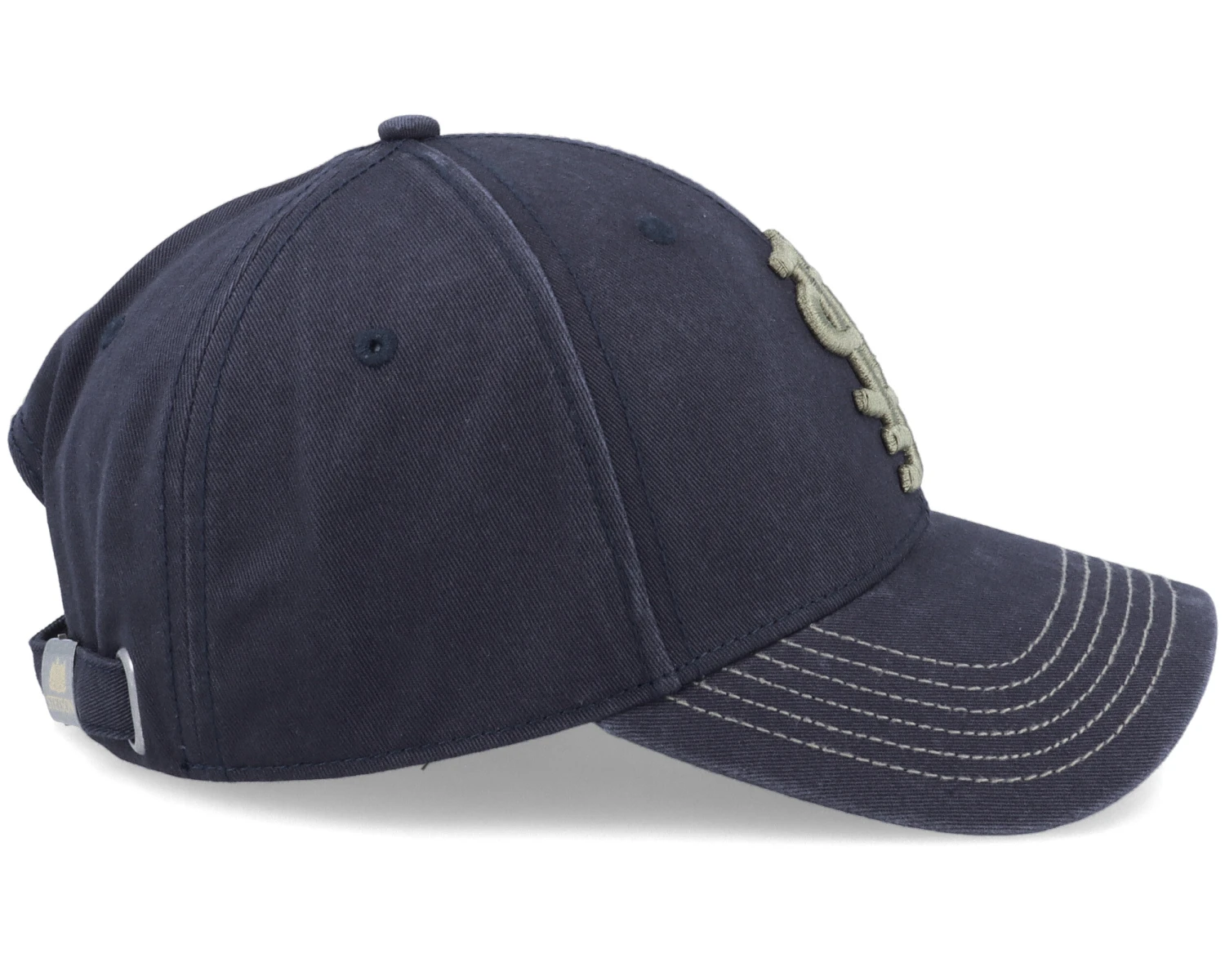 Baseball Cap Cotton Navy Adjustable - Stetson 6 Baseball Cap Cotton Navy Adjustable - Stetson - Image 4