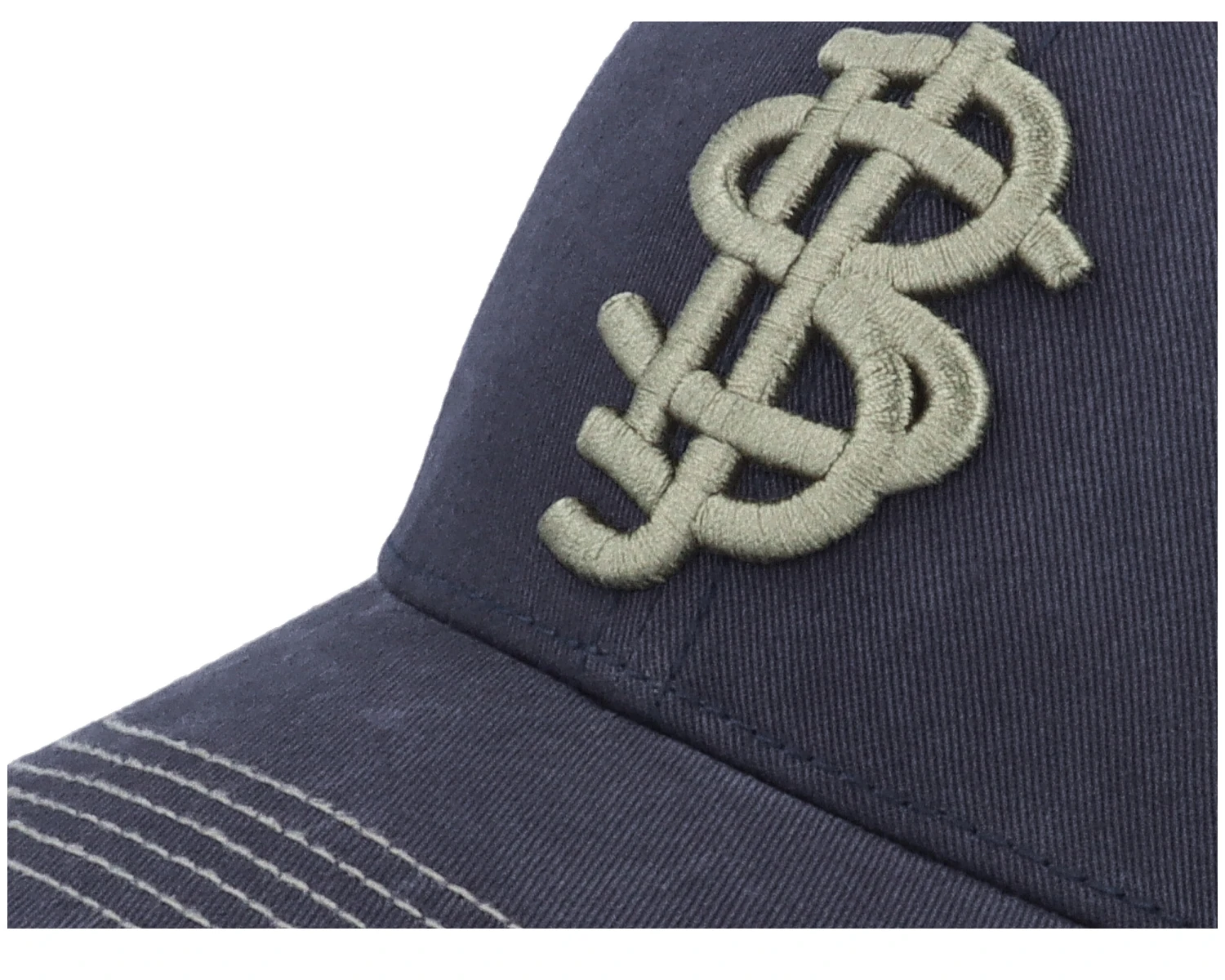 Baseball Cap Cotton Navy Adjustable - Stetson 8 Baseball Cap Cotton Navy Adjustable - Stetson - Image 6