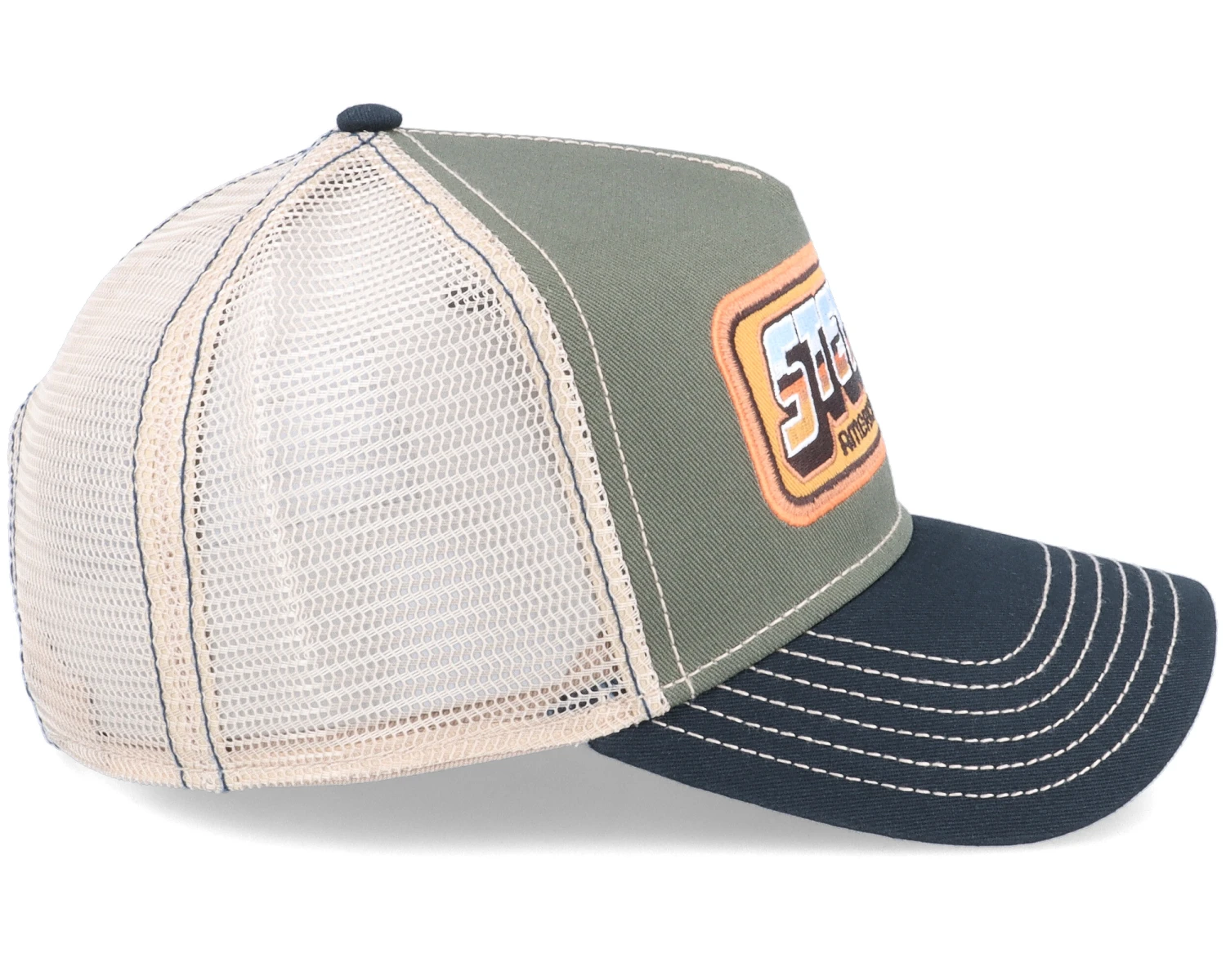 Chrome Olive Trucker - Stetson 6 Chrome Olive Trucker - Stetson - Image 4