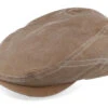 Driver Cap Waxed Brown Flat Cap - Stetson 1 Driver Cap Waxed Brown Flat Cap - Stetson -Stetson 4063633091940 1