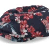 Hatteras Linen Flowers Navy Flat Cap - Stetson -Stetson 4063633093067 1