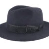 Traveller Woolfelt Navy Fedora - Stetson -Stetson 4063633094415 1