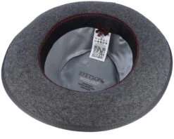 Woolfelt Mix Grey Fedora - Stetson -Stetson 4063633095146 4