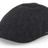 Texas 1 Wool Herringbone Black Flat Cap - Stetson -Stetson 4063633097102 1