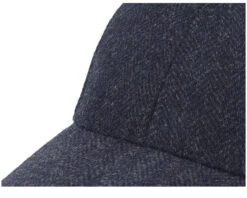 Baseball Cap Wool Herringbone Black Fitted - Stetson -Stetson 4063633097355 6